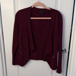 Women's Burgundy Blazer